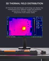 Analyseur thermique infrarouge pliable TBK-2202 pour diagnostic rapide de cartes mères de téléphones portables, testeur de caméra de détection de pannes