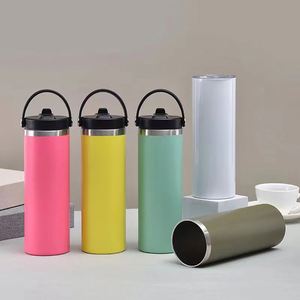 Blank 20oz Straw Sublimation Cup Double Vacuum Camping Travel Custom Pattern <b>Water</b> Cup <b>Bulk</b> - Product Image 5