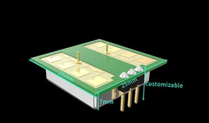 Módulo Sensor de Micro-ondas Pdlux PD-V21 24.125GHz Sensor <span class=keywords><strong>Radar</strong></span> Doppler K de Banda ISM para Detecção de Intrusos e Movimento - Fabricante - Product Image 3