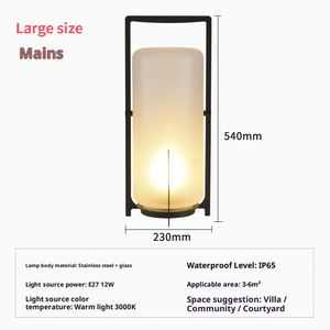 Iluminación decorativa <span class=keywords><strong>de</strong></span> ambiente para jardín al aire libre, luces solares para césped, luces impermeables para césped y patio - Product Image 5