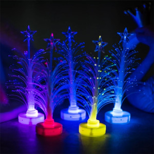 Vendita calda multicolore che cambia LED lampada da notte In fibra ottica giocattoli per bambini regali Glow In <span class=keywords><strong>Dark</strong></span> Decoracion de Navidad Holiday Atmosphere - Product Image 4
