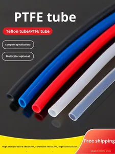 रंगीन ptfe ट्यूबिंग एसिड अलकाली प्रतिरोधी जंग प्रतिरोधी हार्ड फ़ेप प्लास्टिक लाल नीला काला पॉलीटेट्राफ्लोरोइथिलीन ट्यूबिंग - Product Image 6