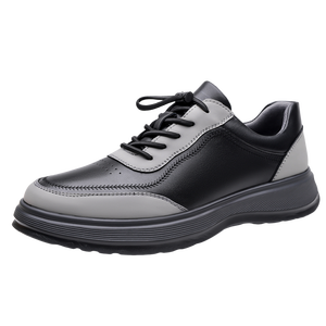 Chaussures décontractées en cuir microfibre pour hommes, nouveau design, baskets en cuir synthétique pour hommes - Product Image 4