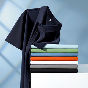 Polo de hombre de color sólido de alta calidad al por mayor bordado personalizado Impresión logotipo Polo formal Golf Polo camisas para hombre - Product Image 2