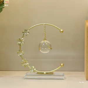 Decorazioni per la casa e l'ufficio per la celebrazione dell'anniversario di regali di nicchia e decorazioni in metallo di lusso leggero - Product Image 3