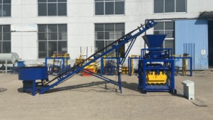 QTJ4-28 Semi-Automatique 4 <span class=keywords><strong>5</strong></span> 6 8 9 Zoll Inter lock Creux Route Pavé Moule Ciment Béton Brique Maschine De Fabrication - Product Image 5