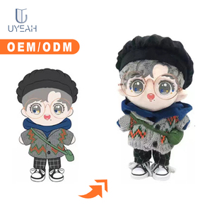 Peluche personnalisée 10cm 20cm, poupée star Kpop, jouet en peluche rembourré en coton PP, jouet doux unisexe tendance, cadeau créatif pour fille de la société <span class=keywords><strong>Laitu</strong></span> - Product Image 3