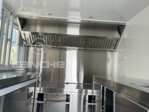 Camión de Comida Rápida Shining Street, Vehículo para Venta de Aperitivos, Postres, Crepas, Café, Donas, Remolque de Comida con Cocina Totalmente Equipada - Product Image 5