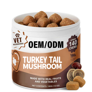 Champignons Queue de dinde pour chiens, complément alimentaire pour chiens, soutien immunitaire, aide aux bosses et aux bosses, poudre de champignons pour chiens - Product Image 1