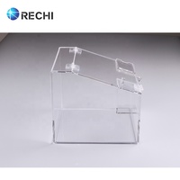 Bac à bonbons universel en acrylique RECHI pour supermarchés, confiseries et glacieries, bac de qualité alimentaire, boîte de distribution en vrac