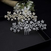 Accessoires de cheveux de mariée de luxe casque coiffure de mariage Zircon peigne à cheveux coiffes