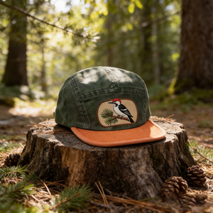 Gorra de Pesca y Caza de 5 Paneles con Logotipo Personalizado, Transpirable, de Lona Encerada, con Cierre Ajustable - Product Image 6