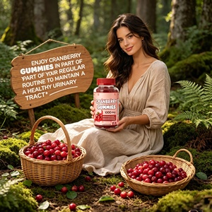Gomitas de Arándano OEM para la Salud del Tracto Urinario, Refuerzan la Función Inmunológica y Mejoran la Apariencia de la Piel, Suplemento Dietético para Mujeres - Product Image 4