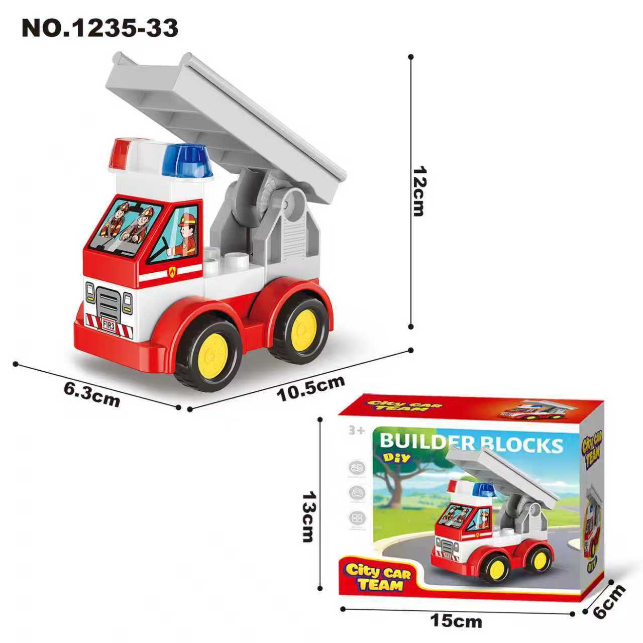 Camion échelle de pompiers