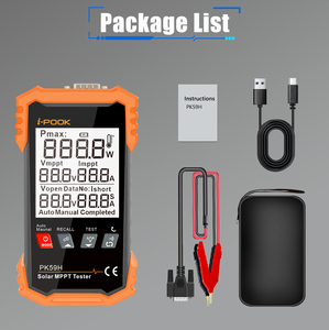 i-POOK PK59H Intelligentes Solarpanel-Testgerät Maximum Power Point Tracker Solar MPPT-Messgerät für Elektroingenieure - Product Image 6