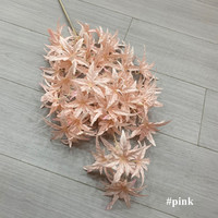 Nouvelles feuilles d'érable artificielles de grande taille, style moderne, pour mariage et décoration de la maison, fleurs en soie, accessoires et ornements.