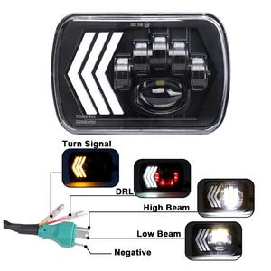 La première vente de lumière carrée de 7 pouces avec des phares LED 5x7 à flèche unidirectionnelle de direction - Product Image 6