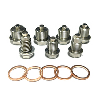 Bouchon de vidange d'huile en acier inoxydable 304 de qualité supérieure bouchons de vidange d'huile moteur magnétique automobile de taille de vis