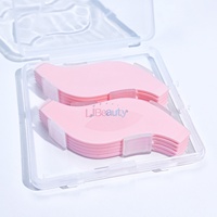 Brosse de rehaussement de cils en gros, 10 pièces/boîte, brosse séparatrice antidérapante pour rehaussement de cils, brosse de rehaussement de cils en forme de S pour usage domestique DIY