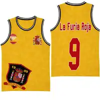 Wholesale spain basketball jersey design For Comfortable