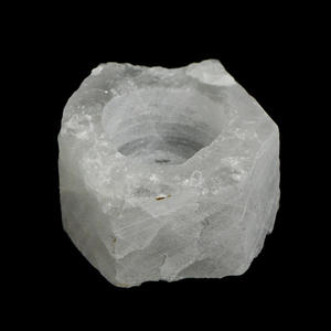 Cristalli naturali portacandele rosa quarzo ametista cristallo bianco decorazioni portacandele grezzi in pietra grezza - Product Image 5