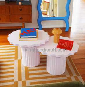 Mesa de centro de madera hecha a mano al por mayor, muebles de sala de estar modernos rústicos de madera maciza, suministro de fábrica de diseño personalizado OEM - Product Image 1