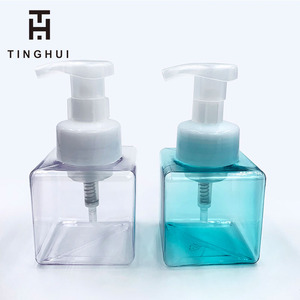 ขวดโฟมสี่เหลี่ยมแบบมีหัวปั๊ม ขนาด 250 มล. 450 มล. 650 มล. สำหรับสบู่เหลวล้างมือและสบู่เหลวอาบน้ำ - Product Image 4