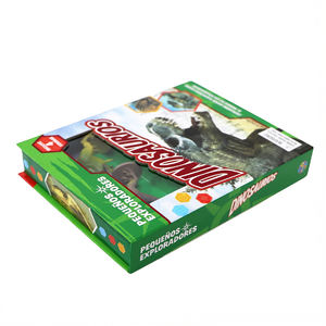 Caja de Libros de Tapa Dura Personalizada con Solapa Magnética con Temática de Dinosaurios, con Figuras de Dinosaurios para Niños, Regalo Educativo, Servicio de Impresión - Product Image 5
