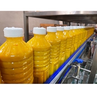 Mesin Pengisian dan Penutupan Botol Otomatis untuk Jus Mangga Jeruk, Pabrik Pengemasan Minuman Cair Industri