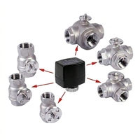 Système d'eau potable Winvall, vanne en acier inoxydable à 3 voies, vanne à bille électrique SS304/316, actionneur motorisé 220VAC, vannes de régulation