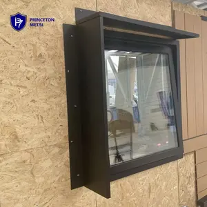 Cobertura de alumínio personalizada para janelas, revestimento em pó, decoração de capas de janelas, para projetos na Austrália