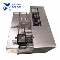 Machine de codage de date à rouleau d'encre de bureau NanYun Brand NY-810, codeur de lot, acier inoxydable, électrique, pour sacs en plastique, cartons en papier