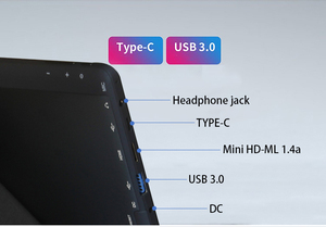 2 trong 1 <span class=keywords><strong>10</strong></span>.1 inch máy tính xách tay và máy tính bảng PC với Cherry Trail Z8350 cửa sổ <span class=keywords><strong>10</strong></span> và bộ xử lý Intel Màn hình IPS mới và bàn phím - Product Image 4