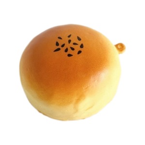 Jouet de décompression en PU à rebond lent, simulation de petit pain de 5 cm, jouet à pincer, pendentif gâteau, vente en gros pour fabricants - Product Image 5