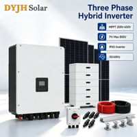 Système d'énergie solaire hybride hors réseau de 10 à 20 kW avec batterie LiFePO4 empilable pour l'alimentation des cabanes isolées, des campings et des bateaux