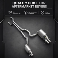 Système d'échappement sport avec soupape d'usine pour Mercedes-Benz C43 AMG 3.0T 2019-2024, en acier inoxydable, avec télécommande
