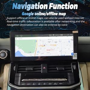 Radio de Coche Android Auto de 12.3 Pulgadas para Toyota Land Cruiser 300 LC300 2022 2023, Reproductor Multimedia, Navegación GPS, Carplay, Estéreo, DSP - Product Image 2