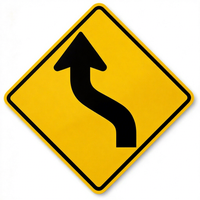 Panneau d'avertissement routier personnalisé pour travaux en cours, panneau de signalisation extérieur étanche en aluminium réfléchissant pour zone de travail et chantier de construction