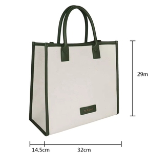 ถุงหิ้วปอกระเจาสีชมพูหรูหราพับได้พิมพ์ลายรีไซเคิลเป็นมิตรต่อสิ่งแวดล้อมสำหรับช้อปปิ้งของที่ระลึกงานแต่งงานของขวัญเจ้าสาว - Product Image 3