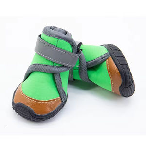 Chaussures pour chien, mode, réfléchissantes, antidérapantes, imperméables, vêtements pour animaux de compagnie, nylon respirant, latex, mode, antidérapantes - Product Image 2