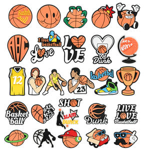 Breloques personnalisées en PVC pour chaussures de sport, motif dessin animé, pour sabots et <span class=keywords><strong>Crocs</strong></span>, accessoires de décoration, vente en gros - Product Image 3