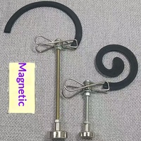 Support magnétique pour spirales anti-moustiques, pince à encens, support d'intérieur/extérieur, répulsif anti-moustiques portable, facile à utiliser