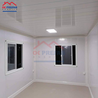 Maison préfabriquée de 20 pieds Maison conteneur en acier léger Maisons modulaires modernes de 40 pieds Petite maison préfabriquée en conteneur