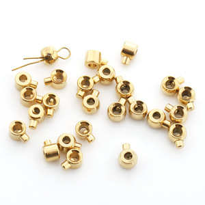 Cierre de Joyería de Acero Inoxidable, Cuentas Redondas y Cilíndricas para Hacer Pulseras, Accesorio H1571 - Product Image 2