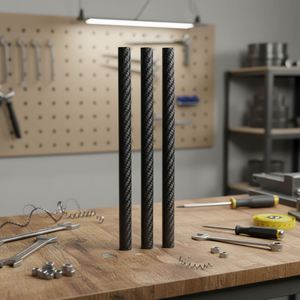 ชุดท่อคาร์บอนไฟเบอร์สีดำด้าน 3K ขนาด 5 มม. แบบกลม  ขนาดสั่งทำได้ สำหรับงานอุตสาหกรรม โครงสร้างโดรน งาน DIY - Product Image 3