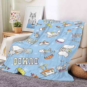 ผ้าห่มผ้าขนแกะสำหรับเด็กทารกผ้าห่มผ้าขนแกะดีไซน์รูปช้างตัวการ์ตูนน่ารัก - Product Image 3