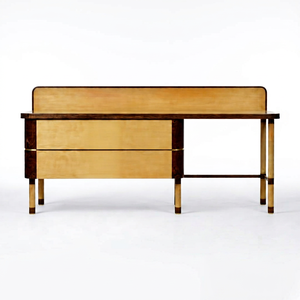 Wooden Modern Executive Office <b>Desk</b> Pedestal Workstation with Storage Drawers for <b>Study</b> - Product Image 1