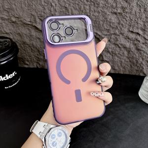 Étui magnétique IMD cool pour iPhone 12 14 Pro Max 15 Plus Protection d'objectif Support Coque intégrale antichoc Compatible avec iPhone 13 - Product Image 5