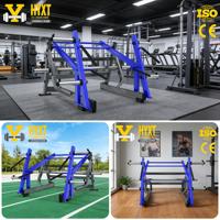 Máquina de Sentadillas Profundas HUANYU DM13 de Acero para Gimnasio Comercial - Diseño Duradero para Ejercicios de Piernas con Capacidad de 100 kg