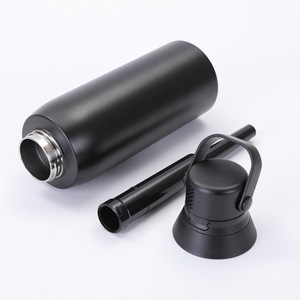 Free Sip <b>Insulated</b> Bullet Shape Travel Flask Flip Lid Stainless Steel Premium Filtering Water Bottle Straw 12-24 Hours Thermal - Product Image 4